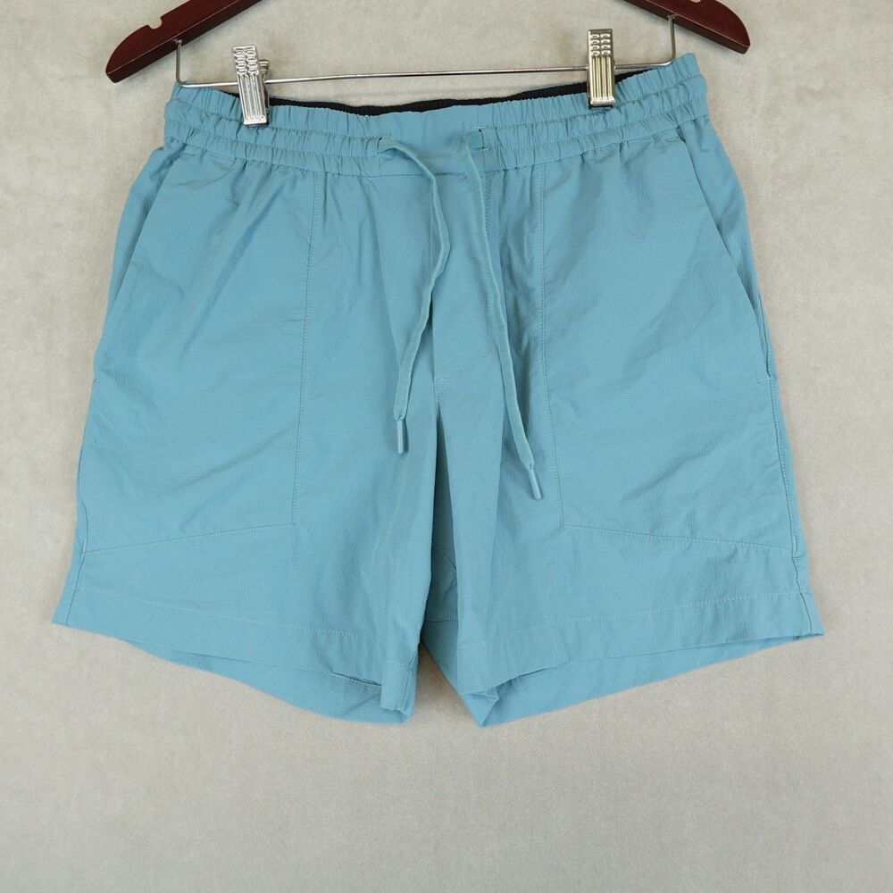 Lululemon Bowline Short 5" Stretch Ripstop Teal Mens Size Medium ABC Tech